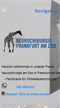 Mobile Screenshot of neurochirurgie-ffm.de